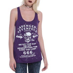 Avenged Sevenfold Seize the Day A7X metal rock Racer Tank Top Tee M NWT